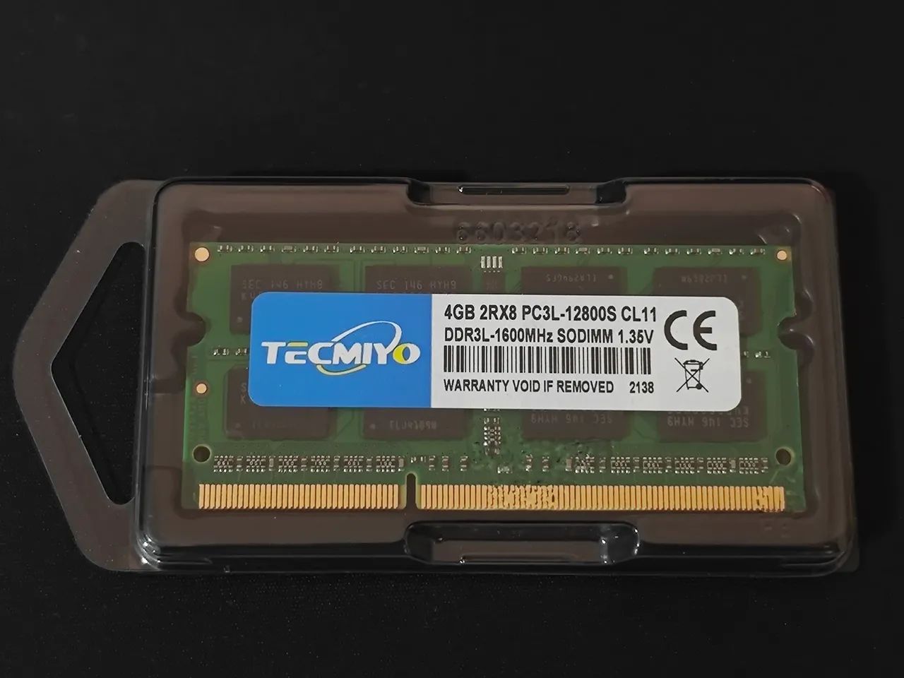 4GB DDR3L Notebook RAM Memory (New!)