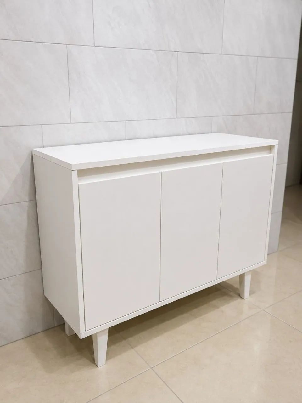 Balcão Aparador Branco Retrô 