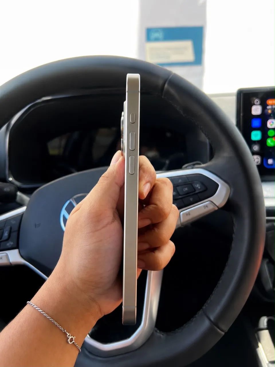 iPhone 15 Pro Max 256GB - Titânio Natural - Impecável - Foto 4