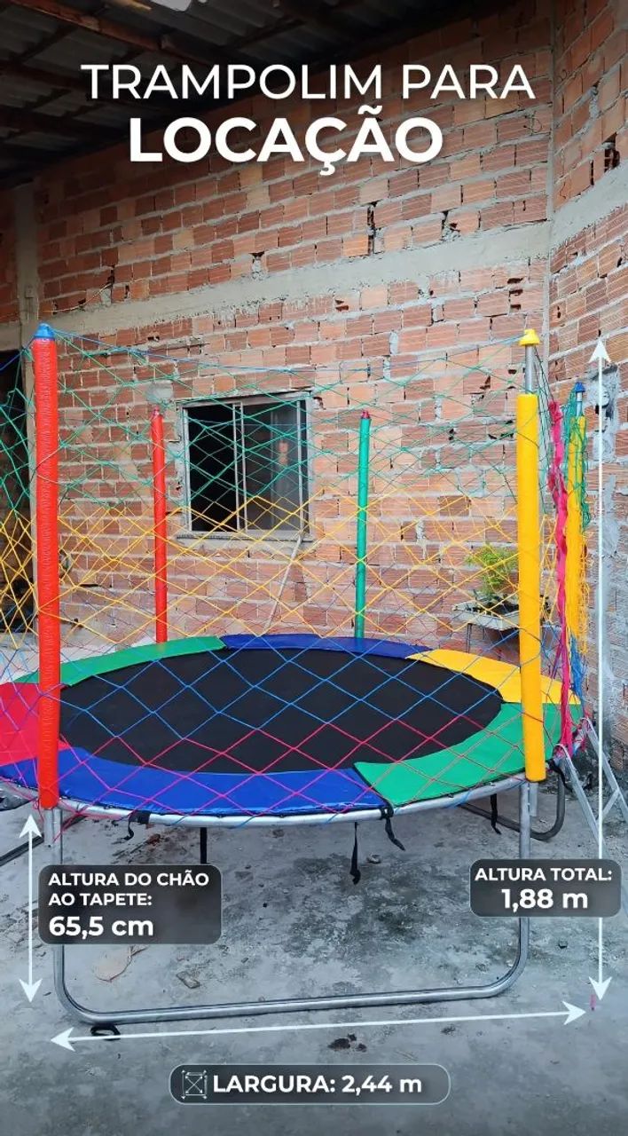 PULA-PULA DE 2,44M PARA LOCAÇÃO! ? - Foto 2