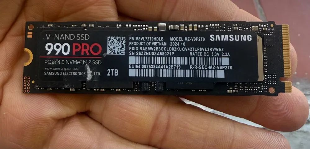 Ssd Samsung 990 Pro 2tb Estudo Troca - Foto 3