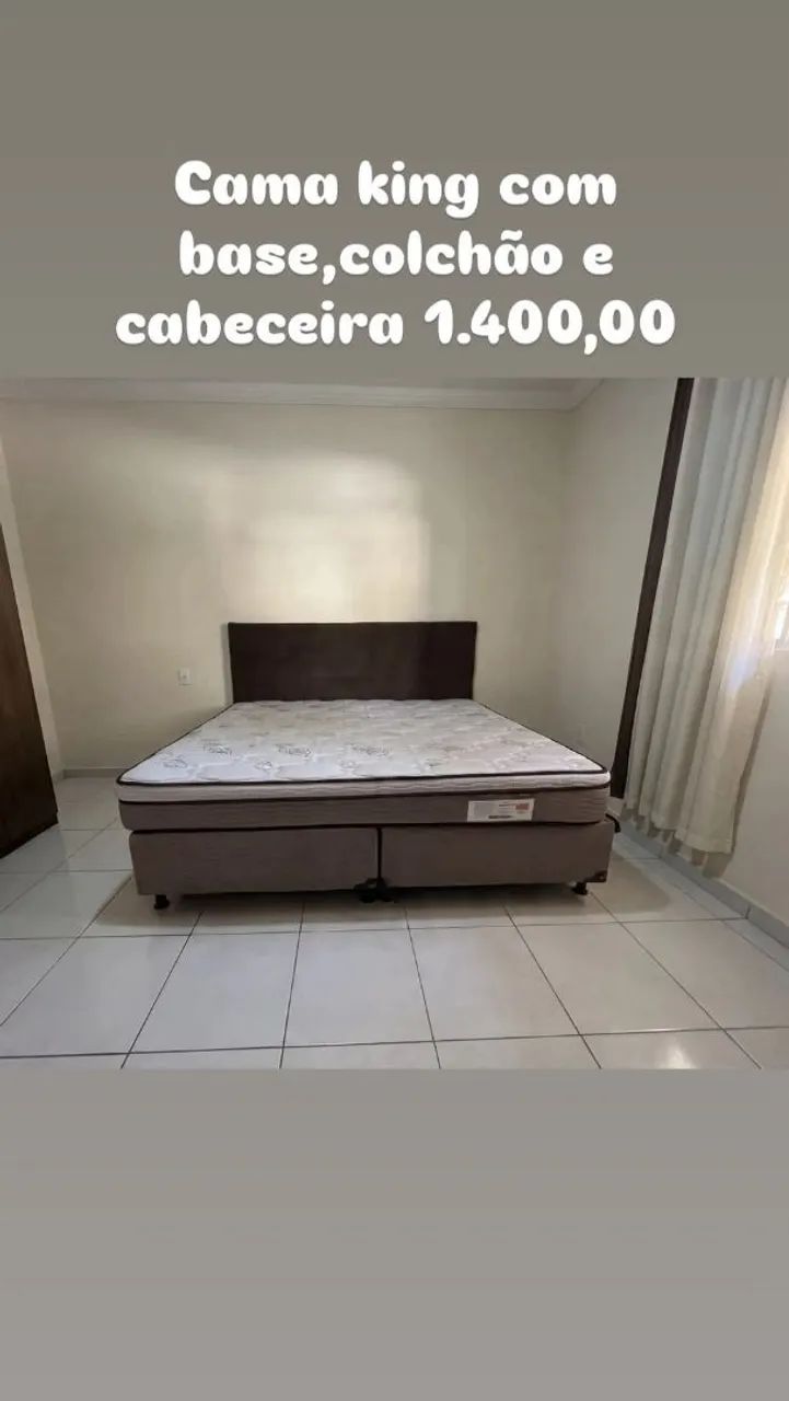 OPORTUNIDADE! Cama Box + colchão King size - Foto 4