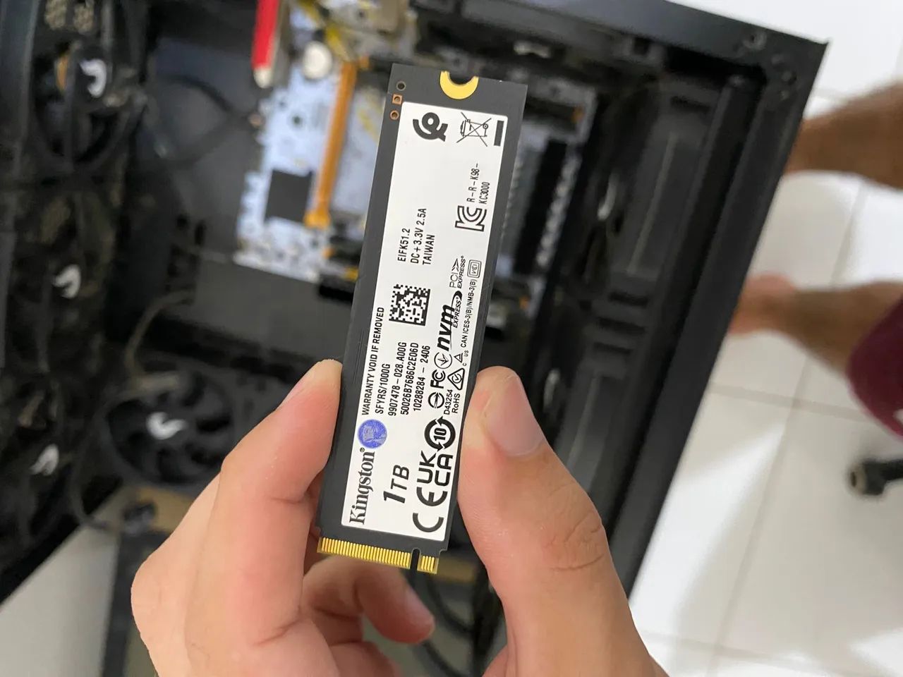 SSD Kingston 1TB Fury Renegade, M.2 Pcie 4.0 Nvme - Sfyrsk/1000g - Foto 2
