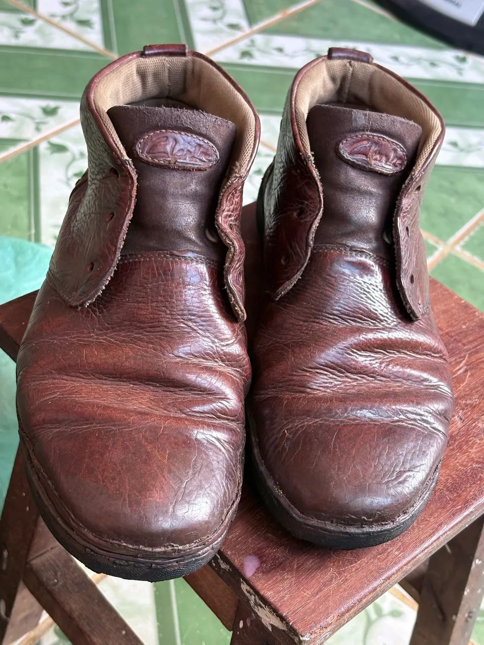 Bota de couro Clarks - Foto 2