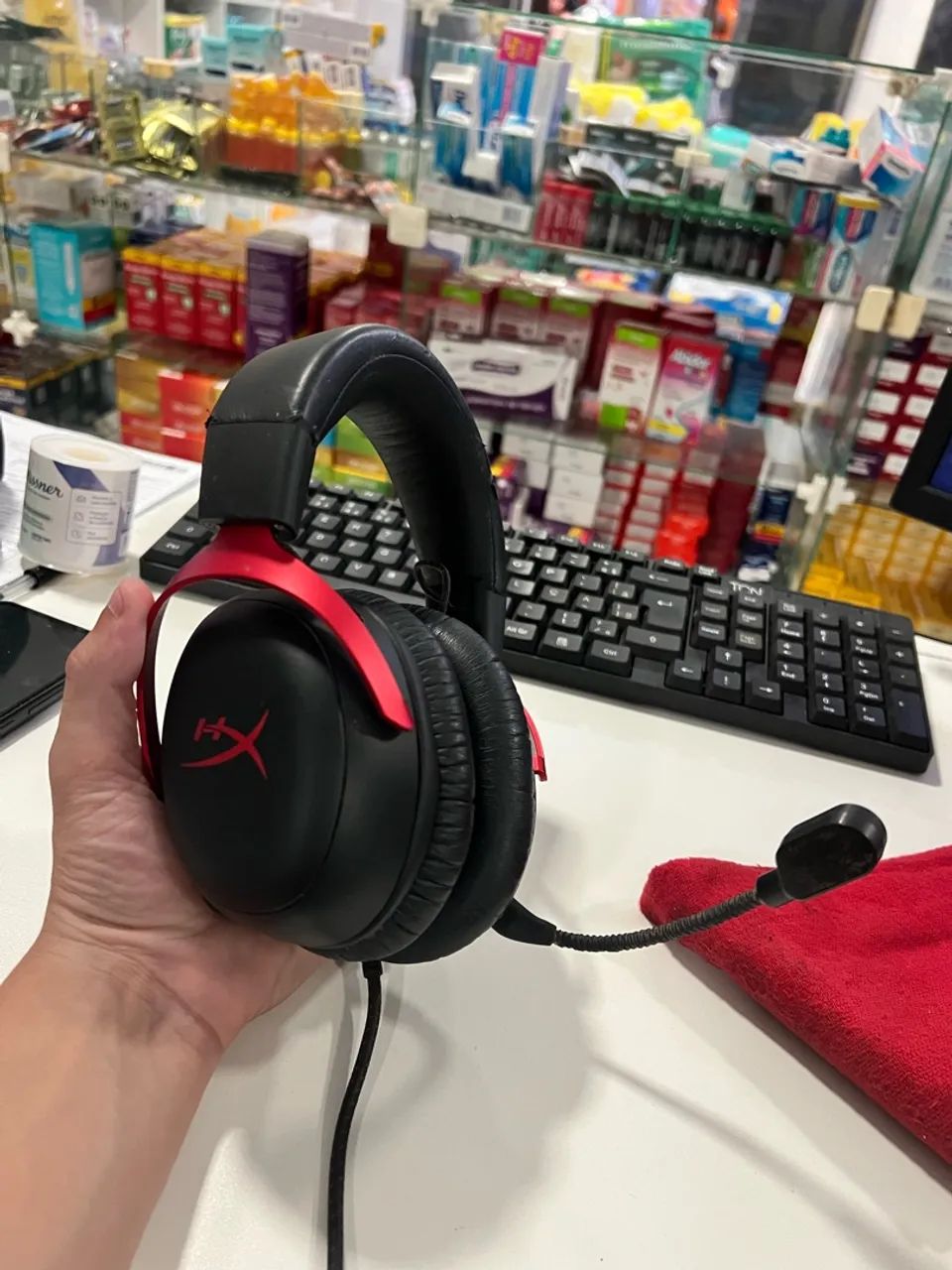 Headset Hyperx Cloud Vermelho  - Foto 3