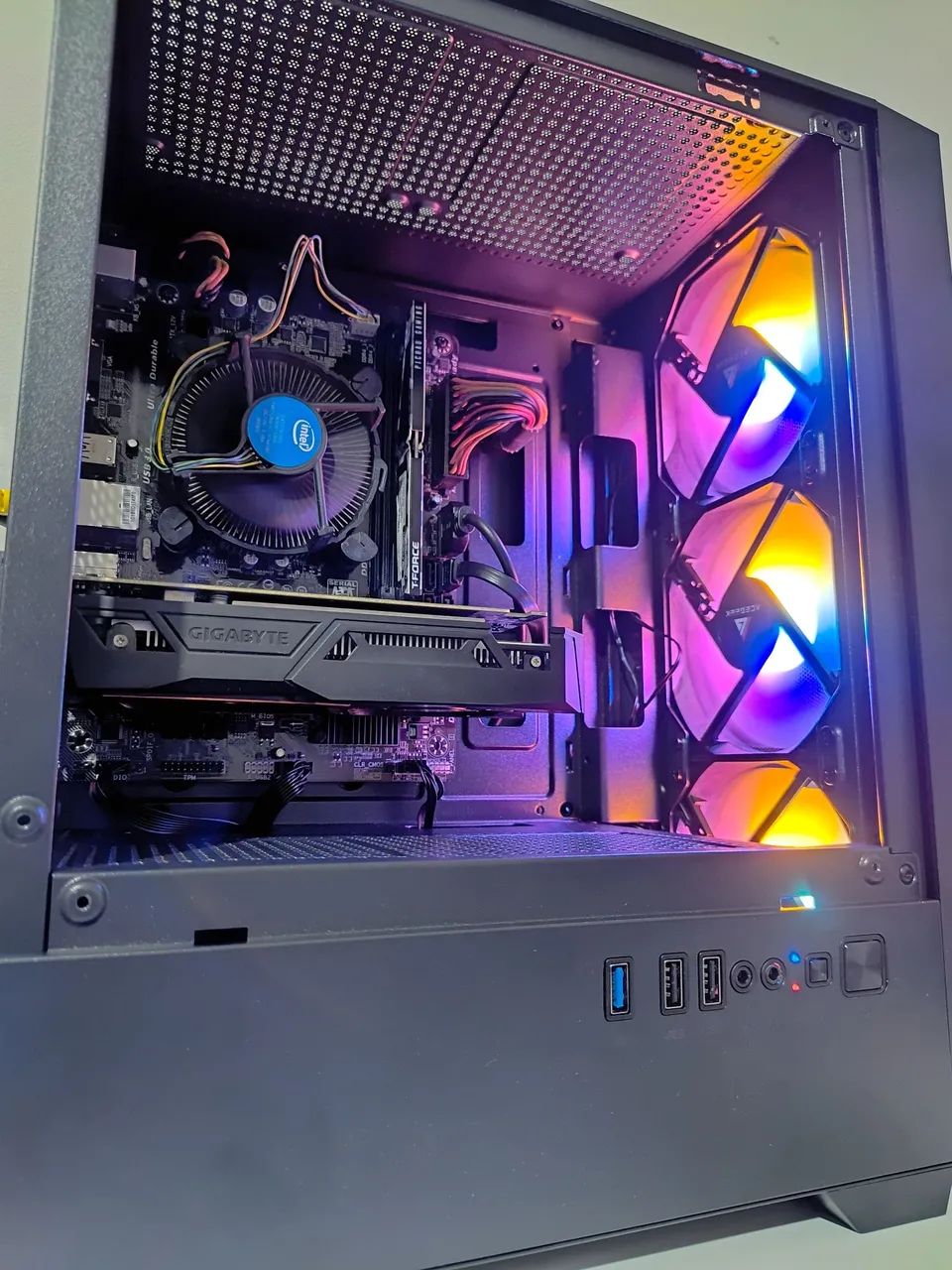 PC gamer i7 6700 + 8gb + 1 terabyte + gtx 1050ti 4gb gigabyte
