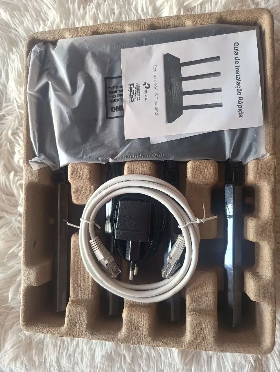 Roteador TP-Link Archer AX12 Wi-Fi 6 (Novo na Caixa). - Foto 5