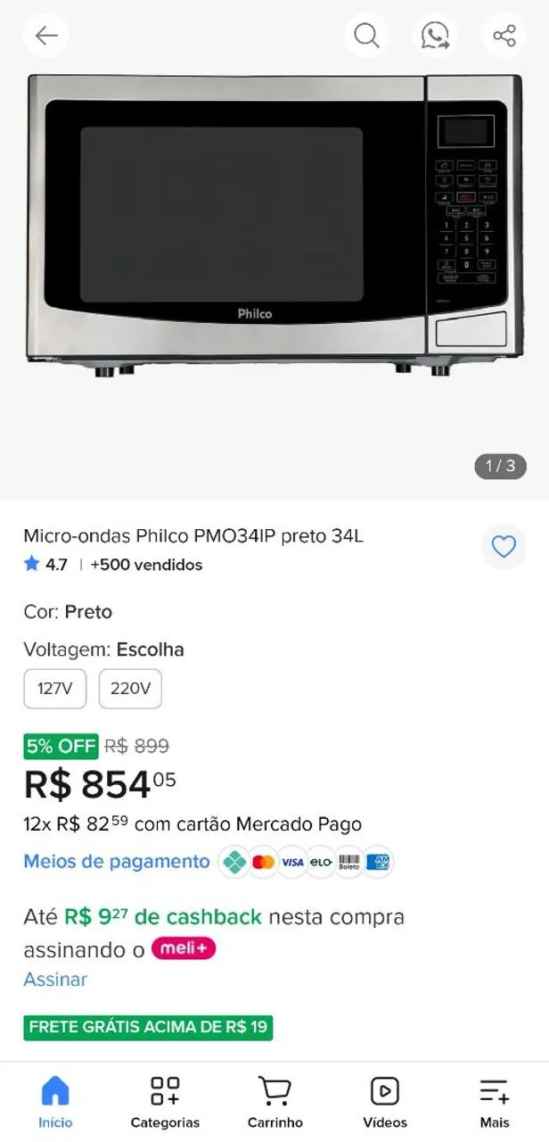 Micro-ondas Philco 32L - Foto 3