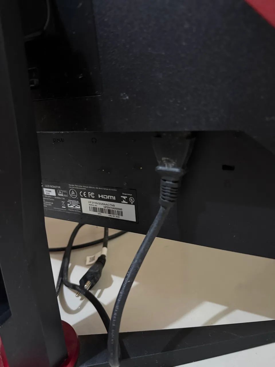 Monitor Gamer AOC 27 Full HD 100Hz IPS 1ms - Foto 3