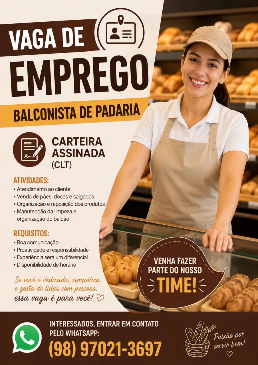 Vaga de emprego 