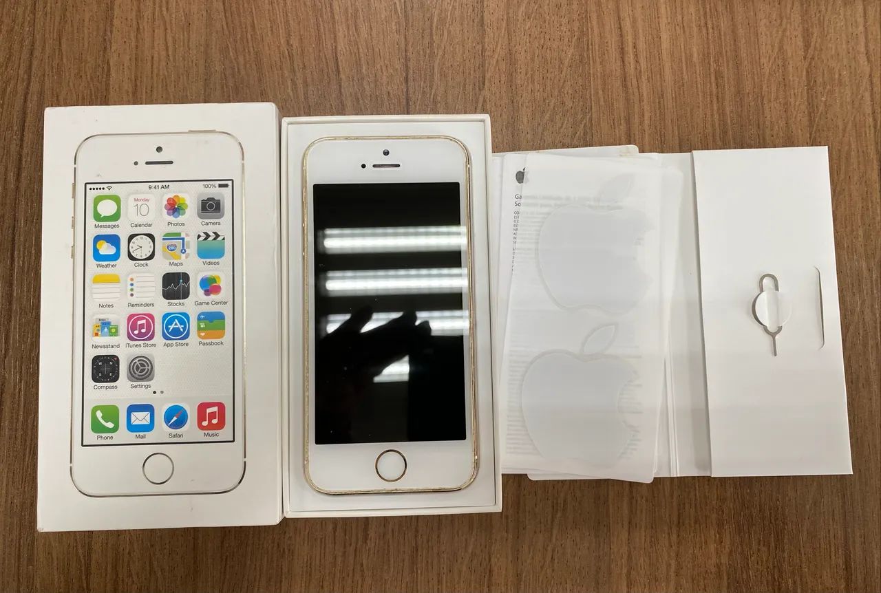 iPhone 5S 64GB Gold com Caixa Original
