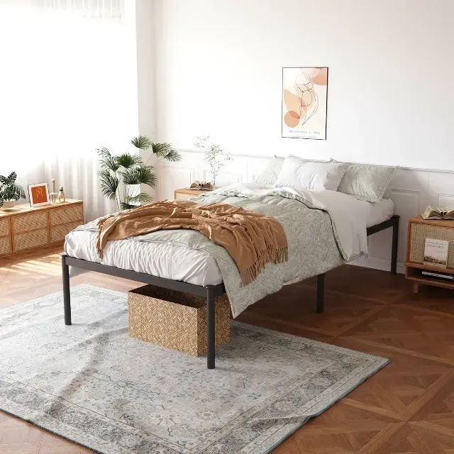 Estrutura De Cama De Metal, Solteiro - Foto 3