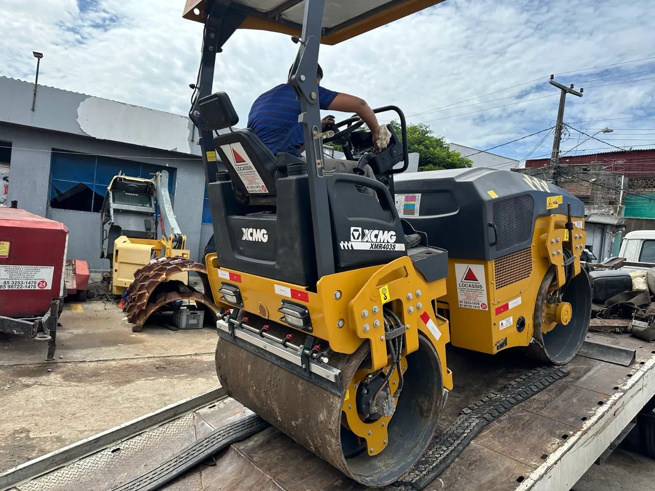 Rolo compactador 4 ton 