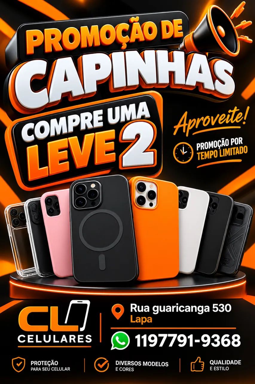 Capas e cases para celular 