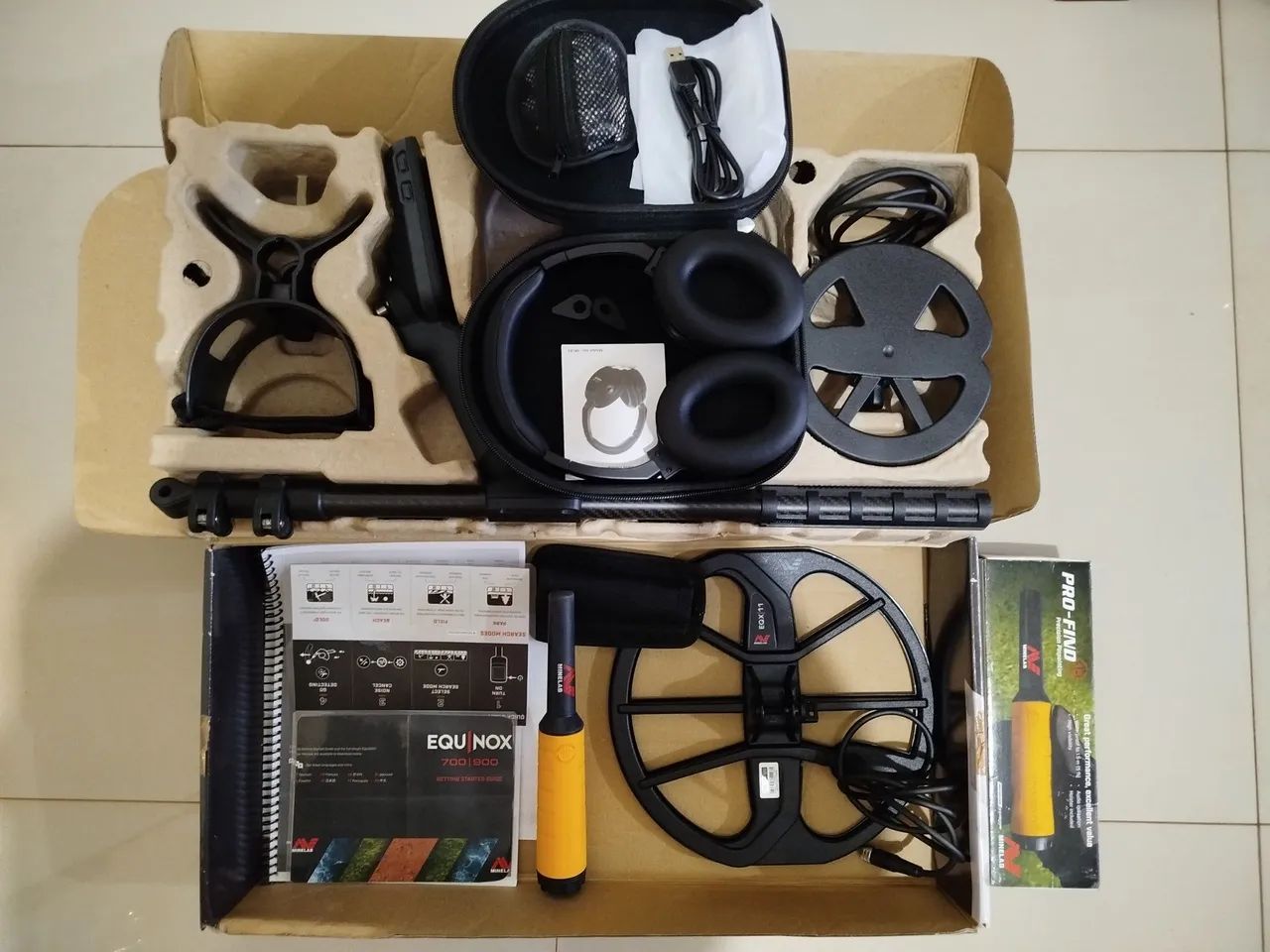 Detector De Metais Equinox 900 Mais Pinpoiter