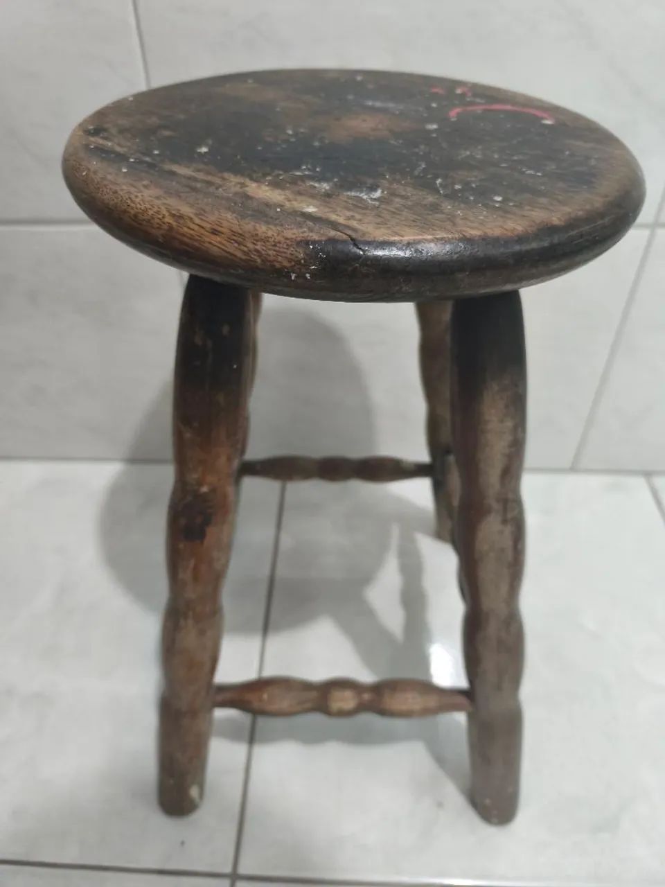Banqueta em madeira  - Foto 3