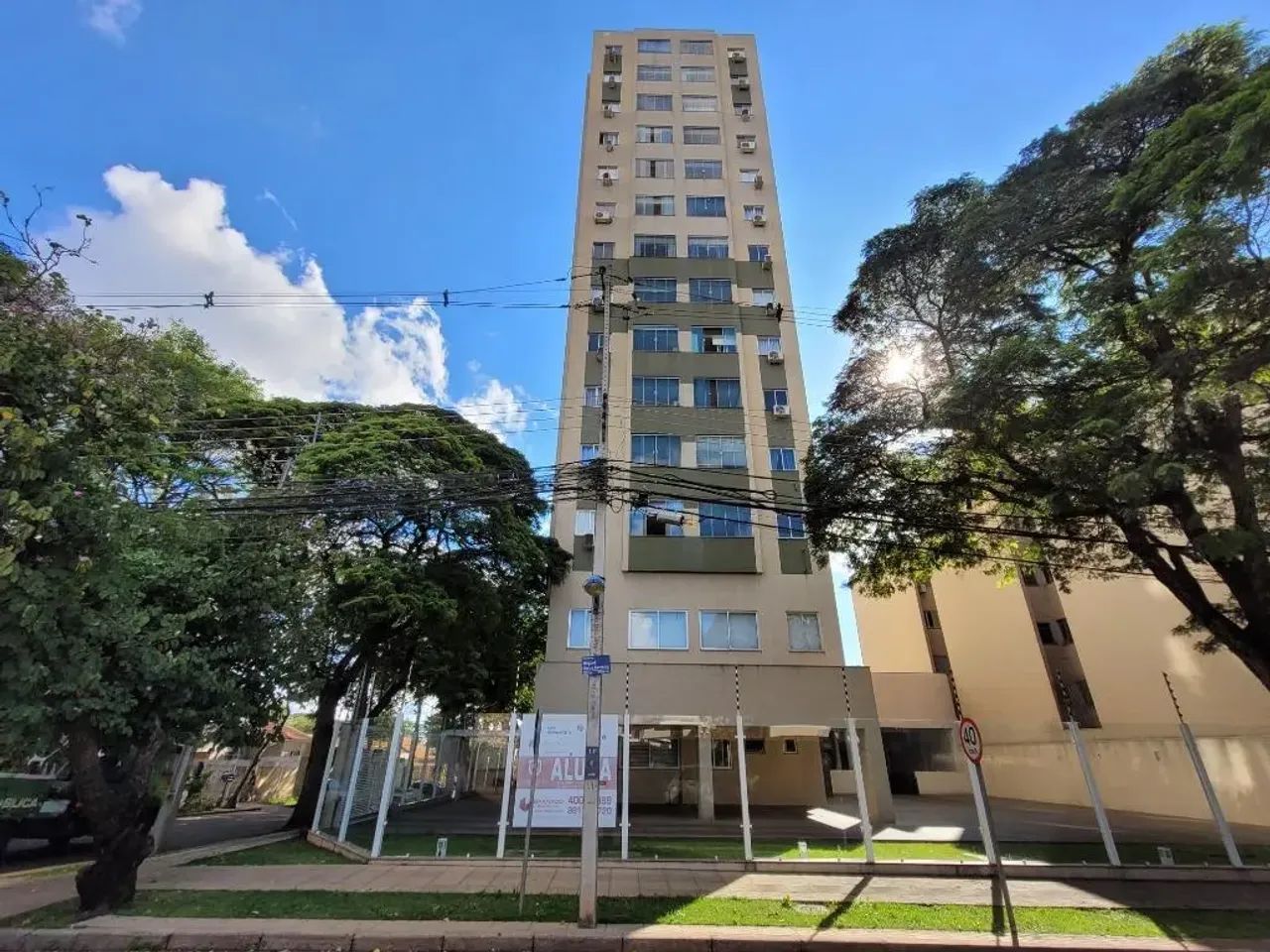 Apartamento para alugar em Maringá, Vila Esperança, com 1 quarto, com 27.2 m², Gran Colleg