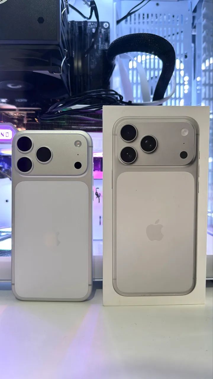 IPHONE 17 PRO MAX NOVO - 256GB SILVER - Celulares e Smartphones
