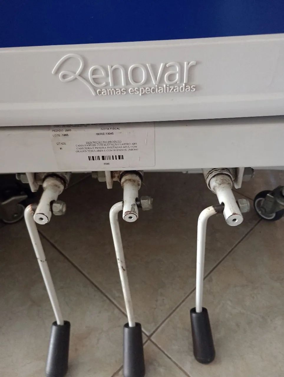 Cama hospitalar com colchão 