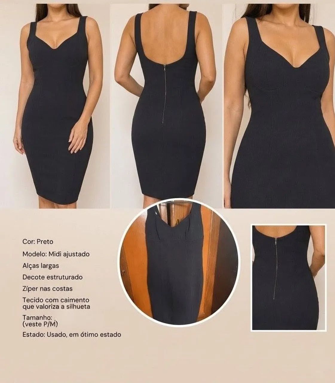Vendo vestido preto 
