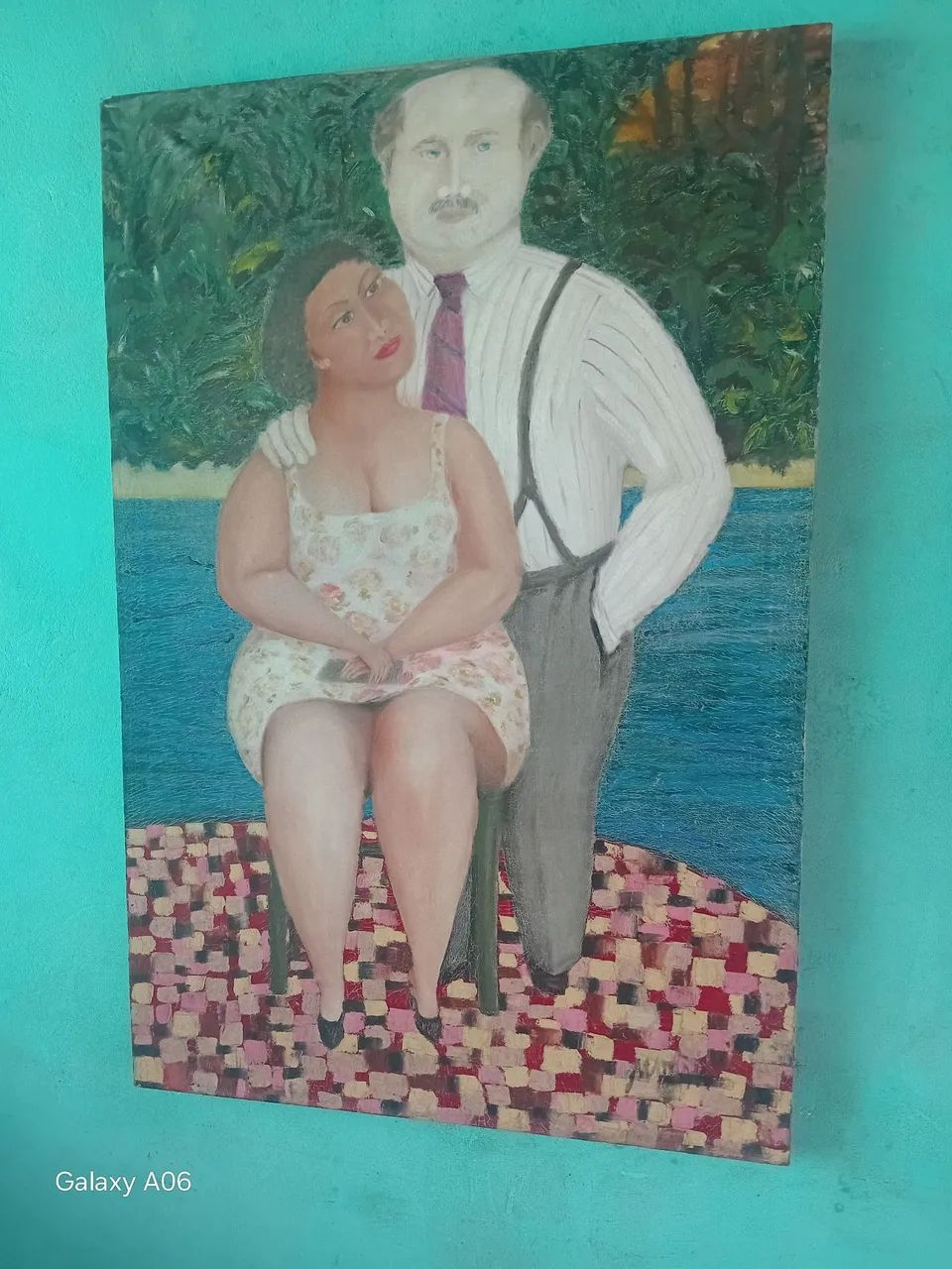 Quadro pintura antigo - Foto 2