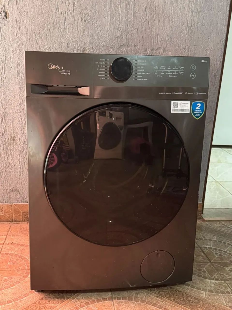 Lava e seca Midea 10.5kg