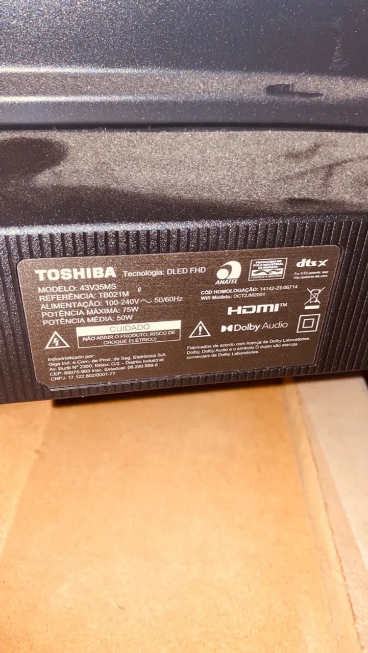 Smart tv Toshiba 43 polegadas  - Foto 4