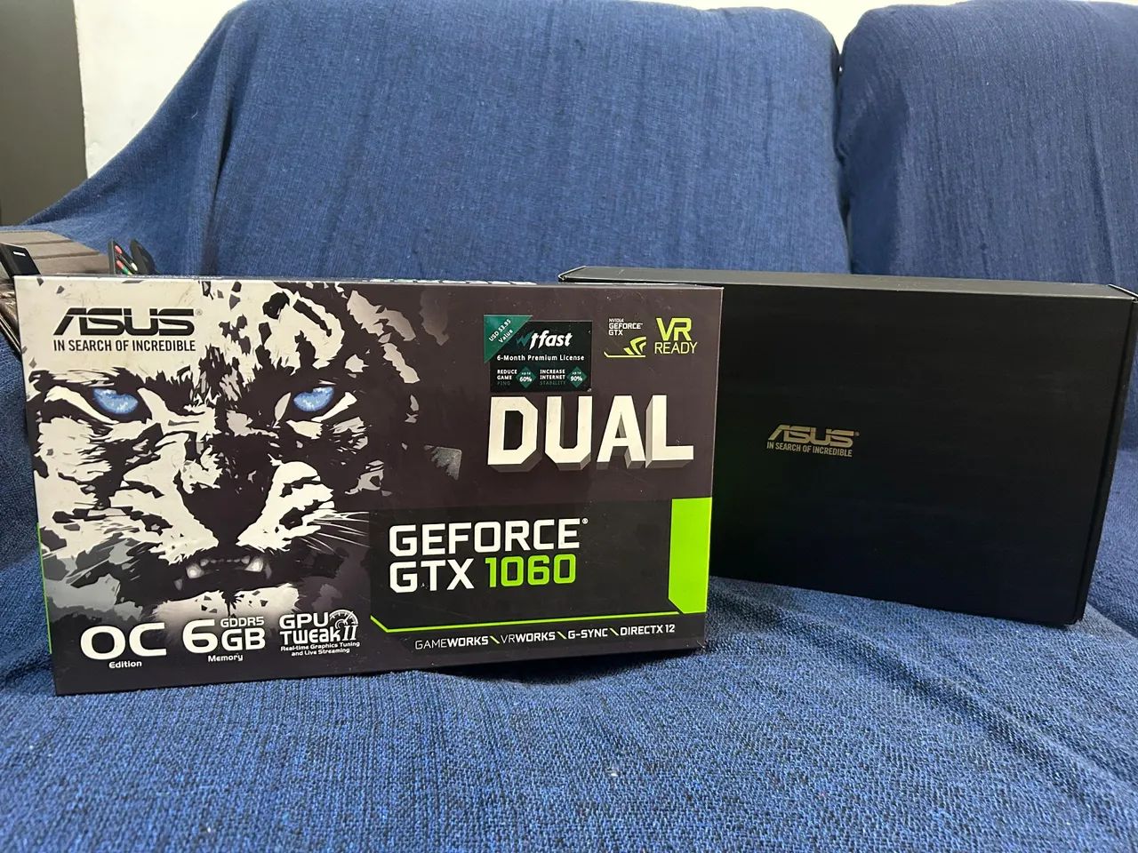 Placa de Vídeo ASUS GeForce GTX 1060 DUAL OC 6GB