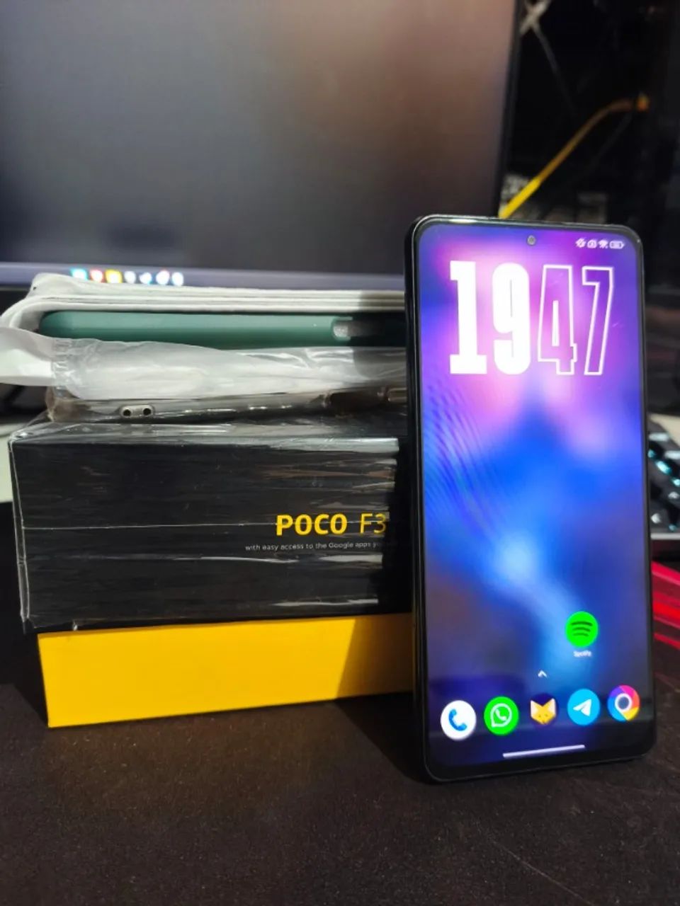Vendo Xiaomi Poco F3 - Impecável e Completo - Foto 2