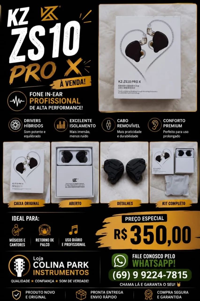 Fone Kz Zs10 Pro X