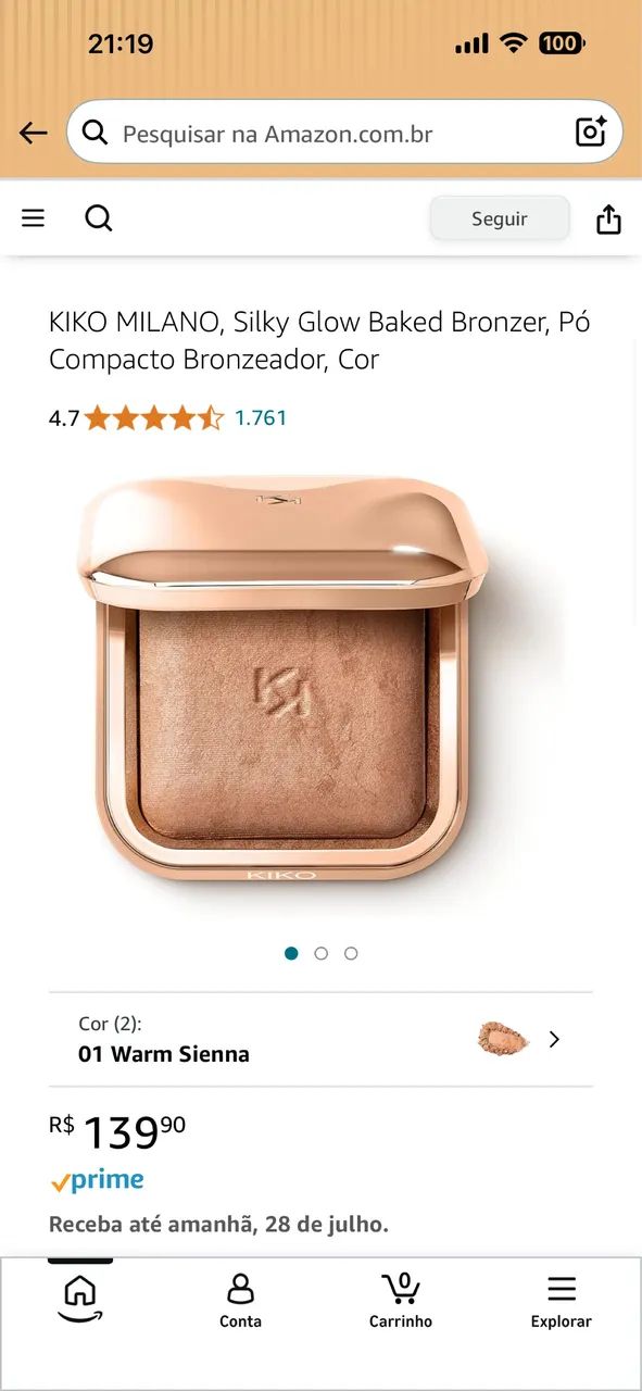 Bronzer Kiko Milano Novo  - Foto 5
