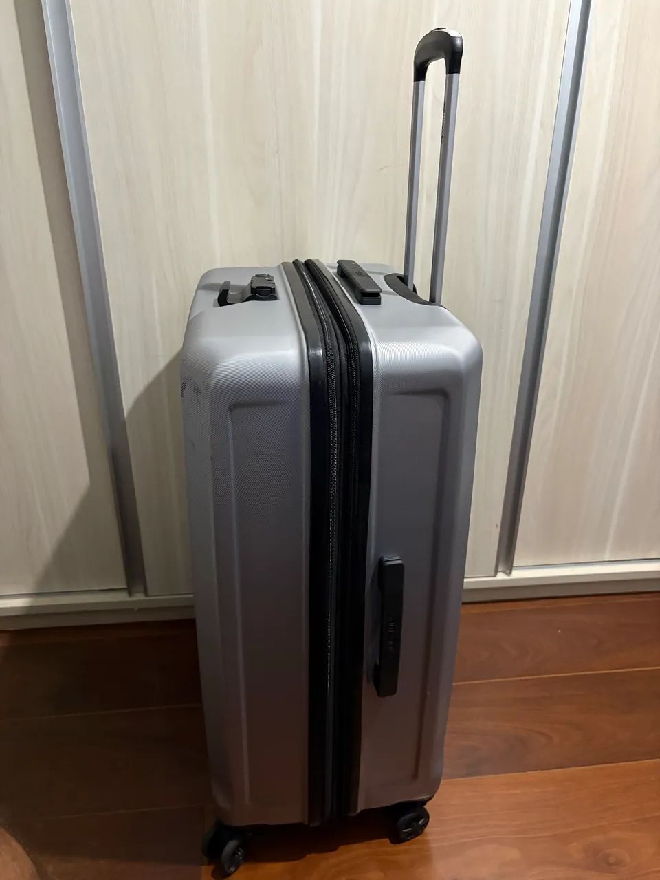 Mala Samsonite Cinza Grande - Foto 3