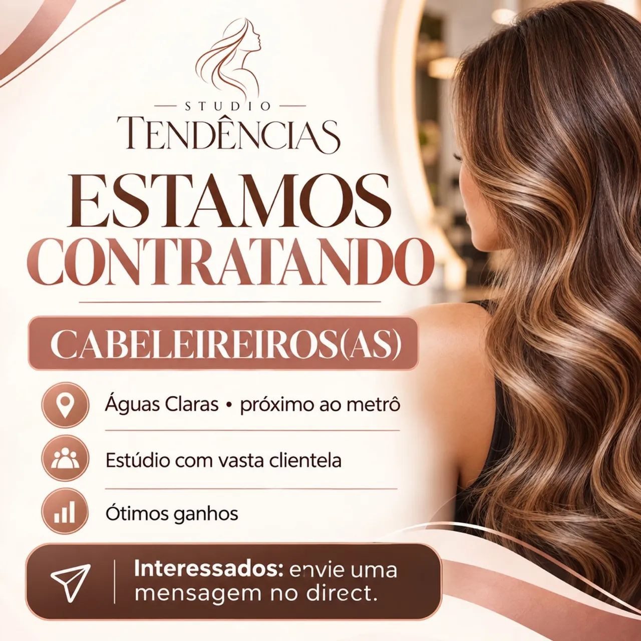 Cabeleireiro para águas claras 