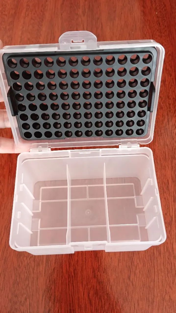 suporte para eppendorf espaço para 96 microtubos/ponteiras - Foto 2