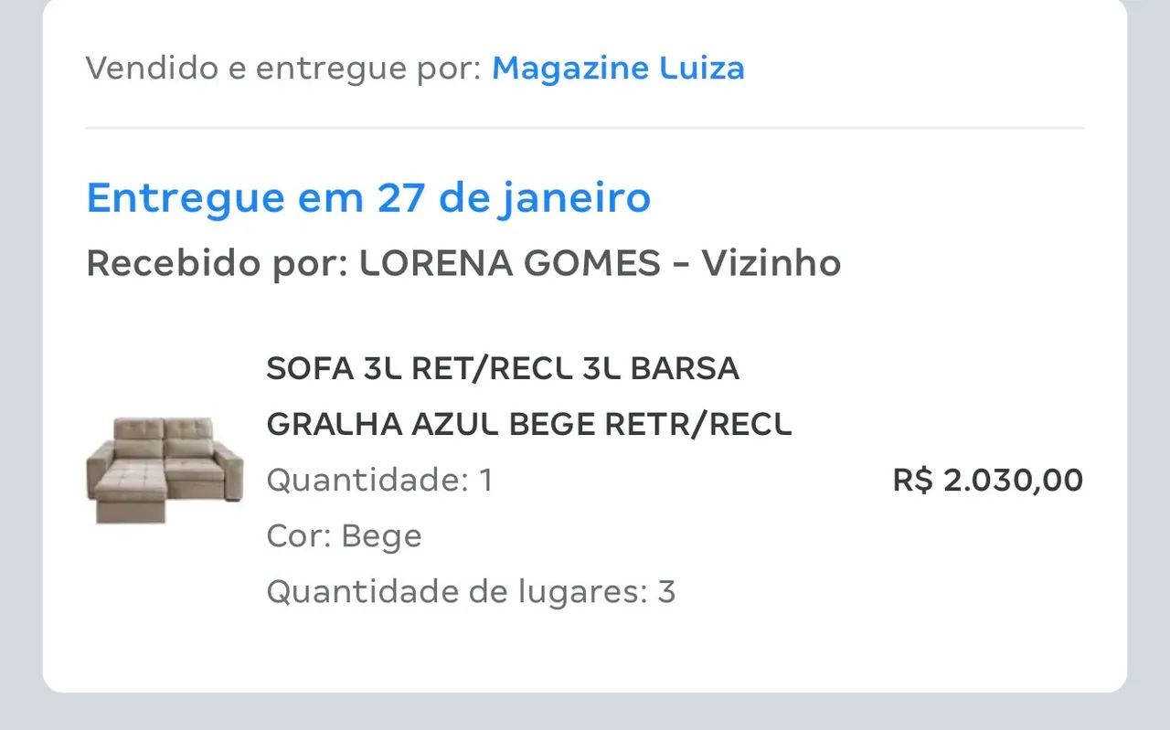 SOFÁ 2/3 lugares! Excelente estado!  - Foto 4