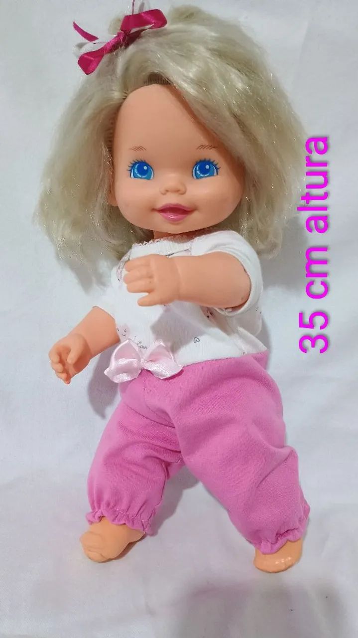 Boneca dos anos 80 PASSINHO da marca estrela 35 cm altura