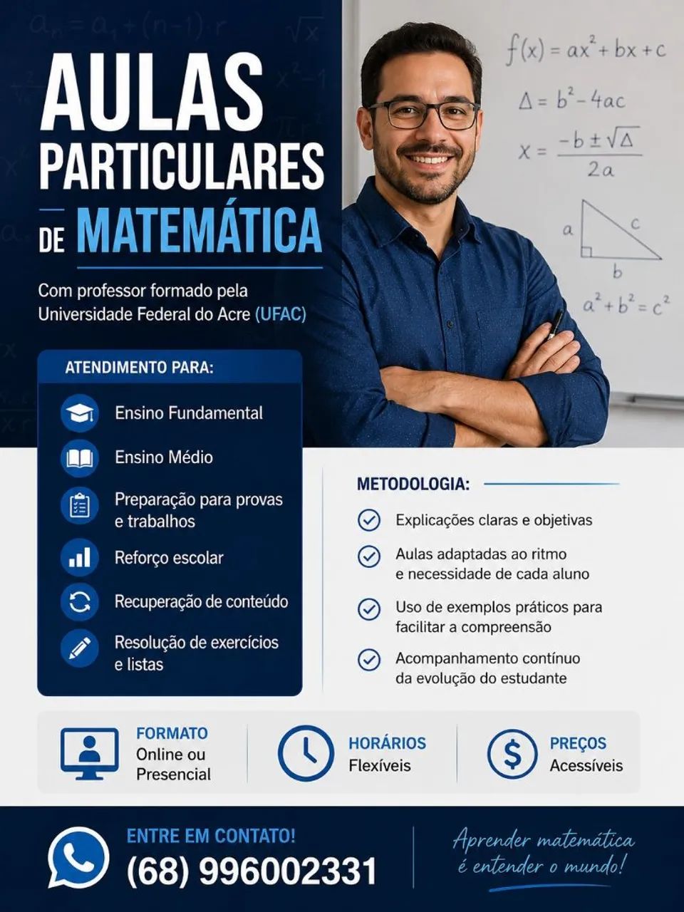 AULAS PARTICULARES DE MATEMÁTICA ?