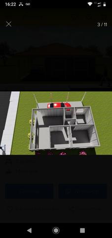 Casa pré moldado de concreto, muros pré moldado de concreto de placas e gradil - Foto 4