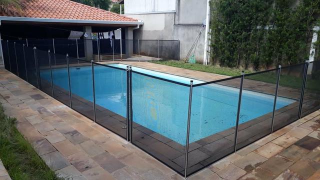 Rede Removivel Proteção/ Piscina Crianças e animais Safety Pool - Foto 6