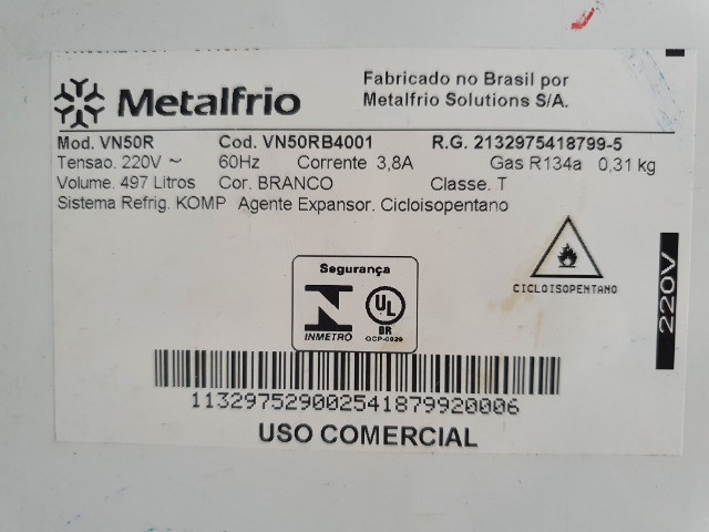 Refrigerador Metalfrio VN50R 497 Lts 220v - Foto 3