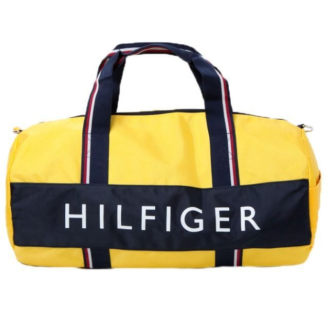 tommy hilfiger duffle bag yellow