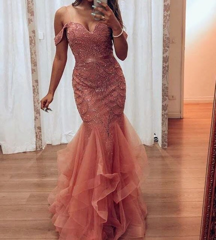 vestido madrinha rose gold