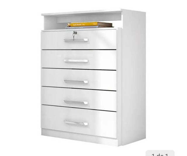 Cômoda demobile triunfo 5 gavetas