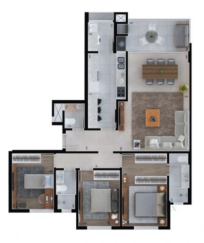 Apartamento residencial para venda, Cristo Rei, Curitiba - AP6996. - Foto 12