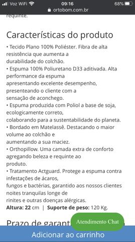 Cama de casal com colchão Ortobom - Foto 5