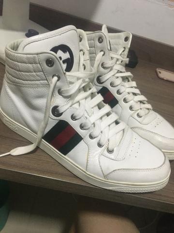 tenis gucci cano alto