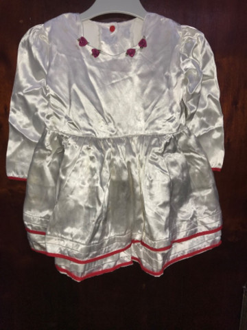 Vestido Infantil Cetim - TAM 2 anos