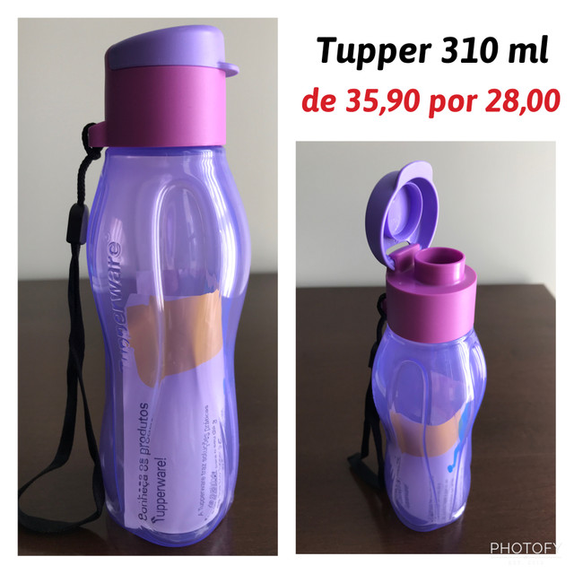 Garrafinha Tupperware 310ml Lilás