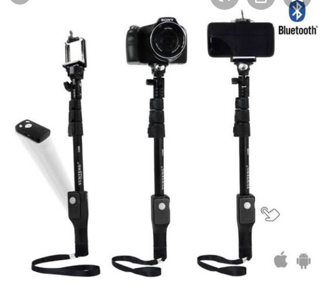 Bastão de selfie novos 0km na caixa