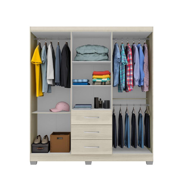 Guarda Roupa 6 portas e 3 gavetas - Foto 3